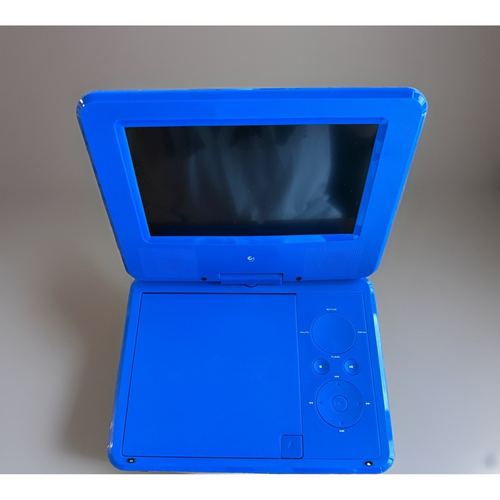 Ematic Portable DVD Player Blue Carry Bag Power Cord EPD707BU TESTED-WORKS